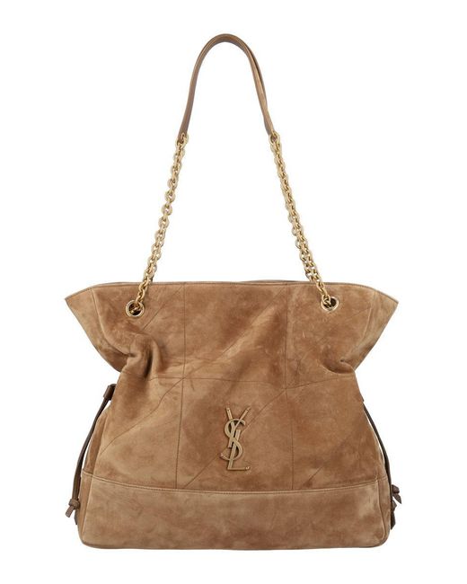 Saint Laurent Brown Jamie Shopping Bag