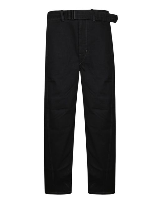 Lemaire Black Trousers for men
