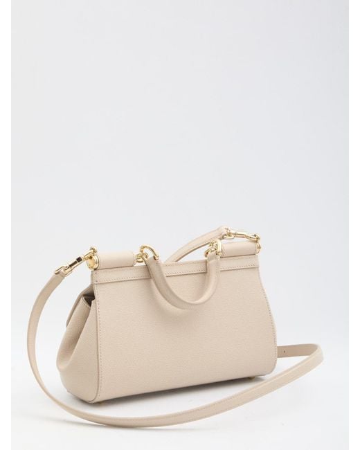 Dolce & Gabbana Natural Medium Sicily Bag