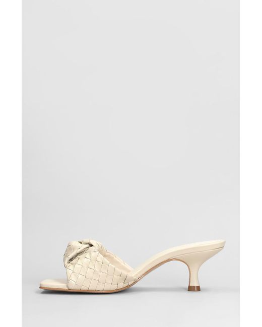 SCHUTZ SHOES Natural Slipper-Mule