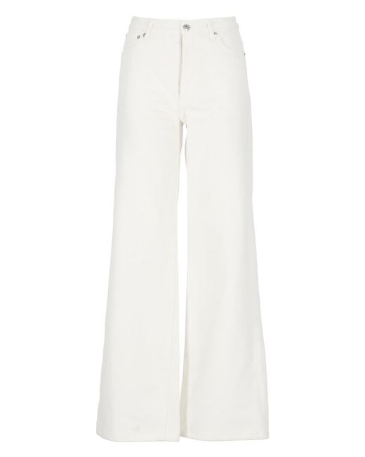 A.P.C. White Elisabeth Pants