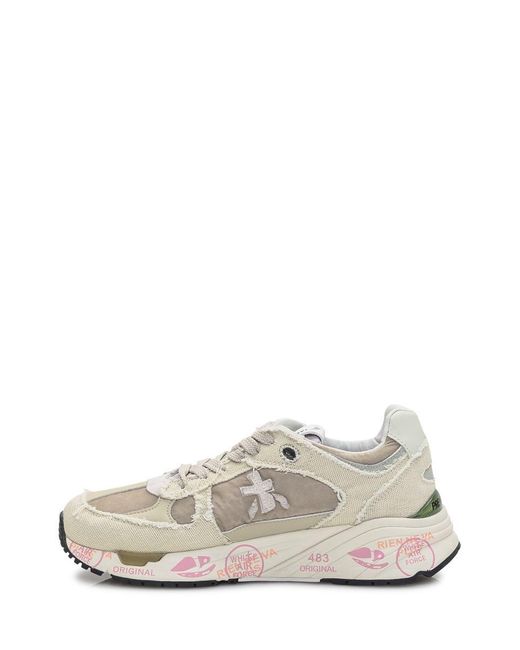 Premiata White Mased Shoe