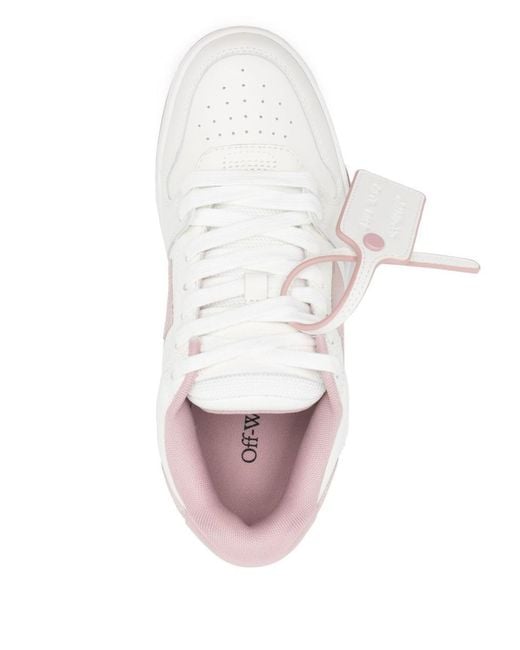 Off-White c/o Virgil Abloh Pink Out Of Office Sneakers