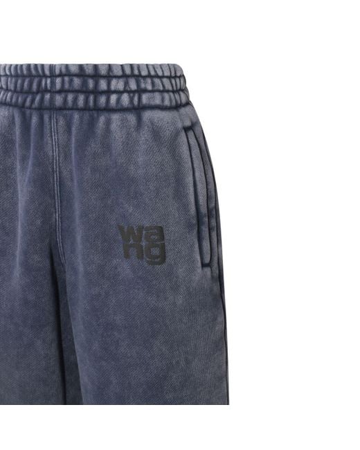 Alexander Wang Blue Acid Cotton Pants