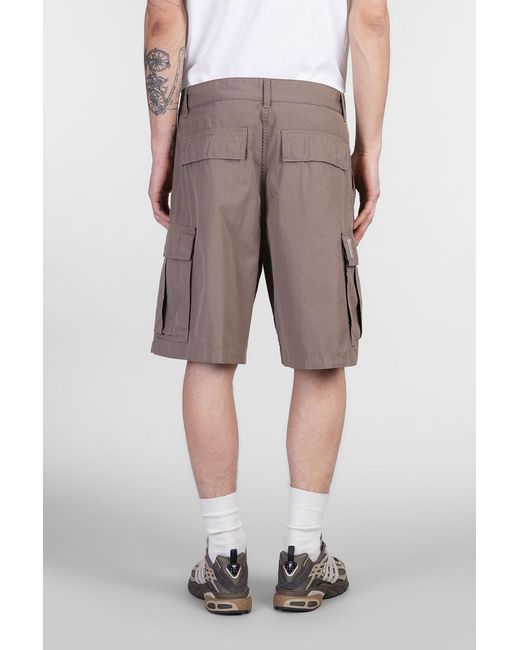 Carhartt Gray Cole Cargo Short Shorts for men