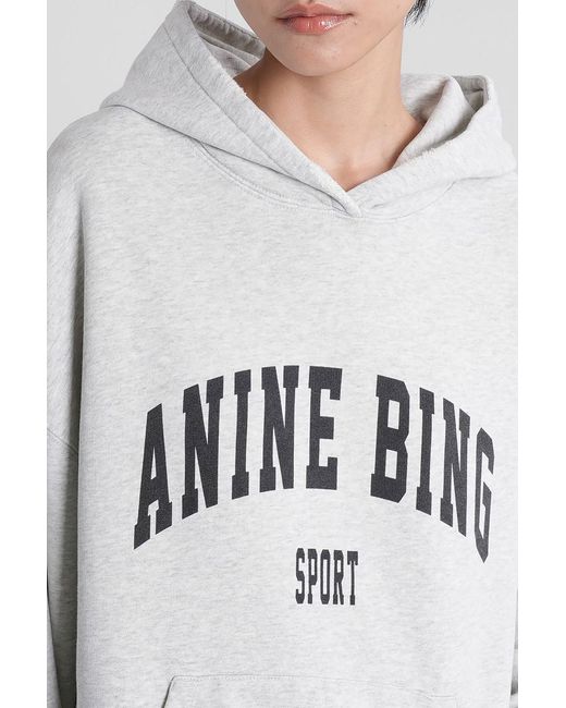 Anine Bing White Harvey Sweatshirt