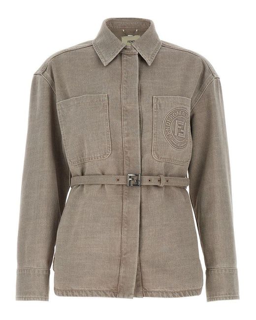 Fendi Brown 'Go-To' Jacket