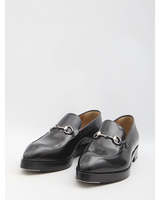 Gucci White Horsebit Mocassins Loafer for men