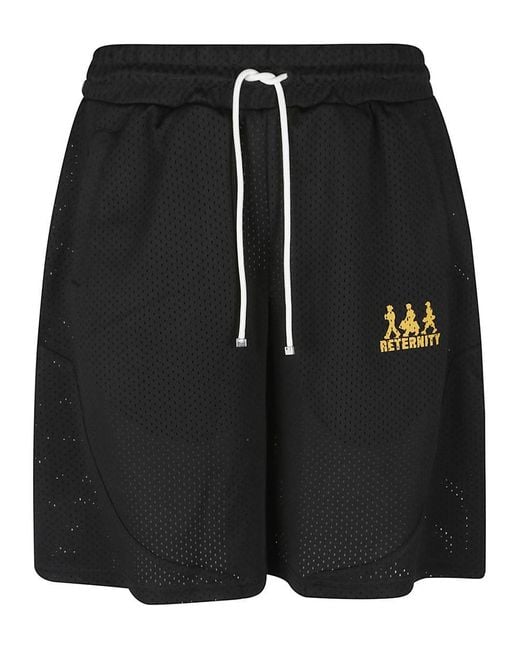 RETERNITY Black Shorts for men
