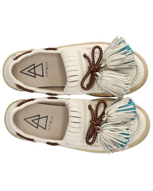 Elena Iachi Metallic Smash Loafer