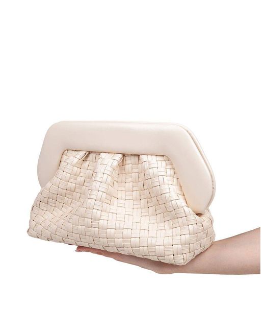 THEMOIRÈ Natural Vegan Pu Clutch Bag