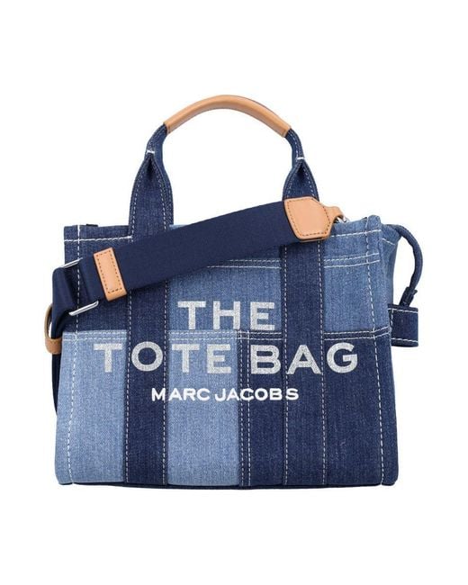 Marc Jacobs Blue The Denim Small Tote Bag