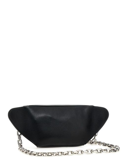 Alexander McQueen Black Biker Fanny Pack for men