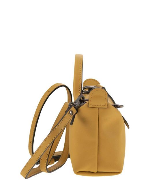 Longchamp Brown Le Pliage Xtra Xs