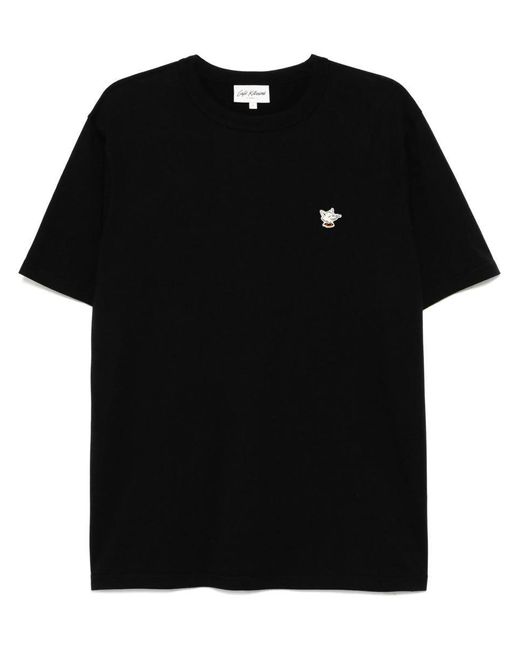 Café Kitsuné Black Cafè Kitsuné T-Shirts And Polos