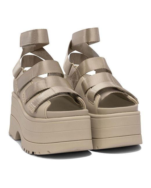 Ugg Metallic Goldenrise Sandals