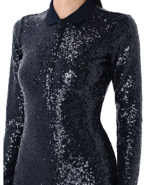 Polo Ralph Lauren Blue Sequin Dress