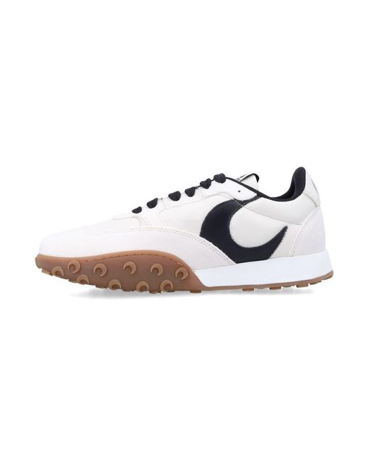 MARINE SERRE White Ms Rise Sneakers for men