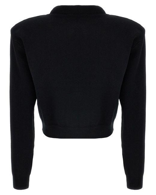 ROTATE BIRGER CHRISTENSEN Blue 'Firm Knit' Cardigan