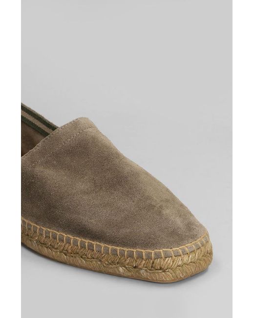 Castaner Gray Pablo T-186 Espadrilles for men