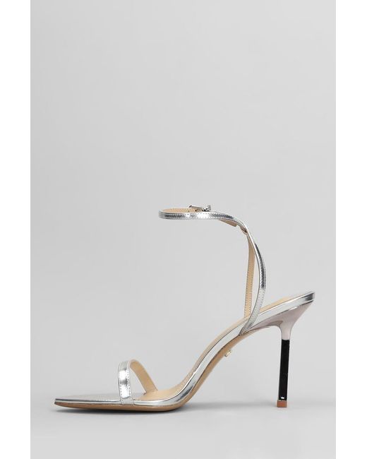 Lola Cruz White Summer Heel 95 Sandals