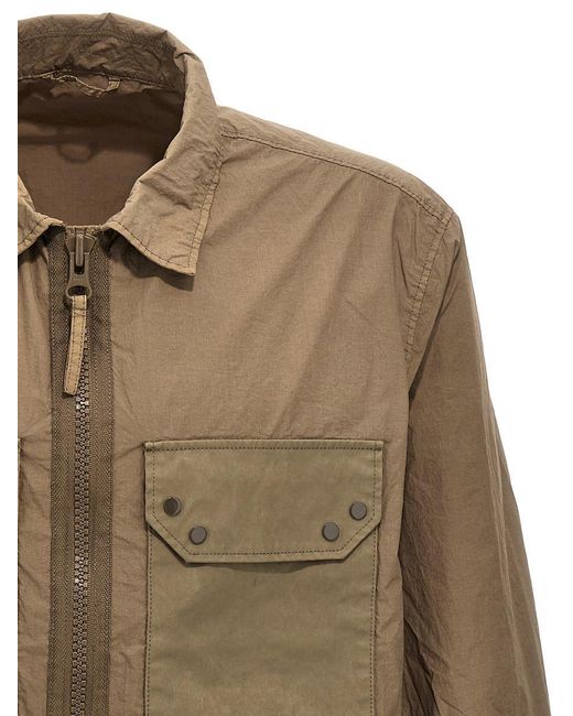 C P Company Green 'Mid Layer' Jacket for men