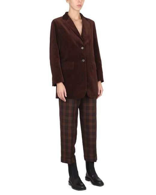 Margaret Howell Brown Single-Breasted Jacket