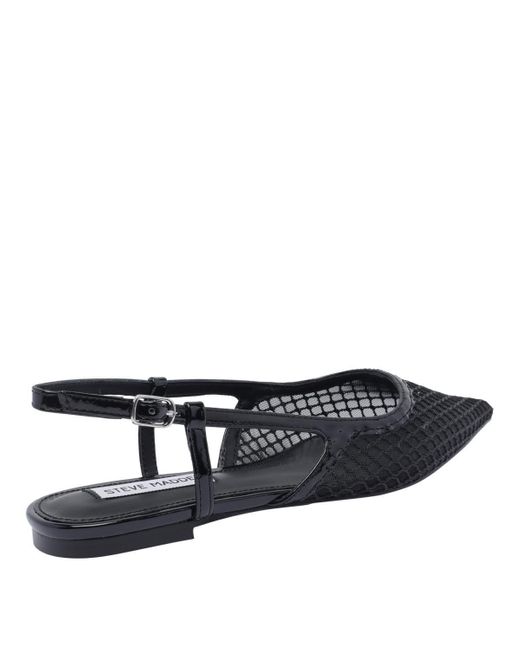 Steve Madden Black Flat Shoes
