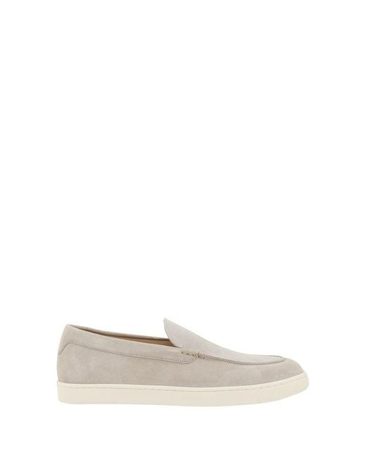 Brunello Cucinelli White Flat Shoes for men