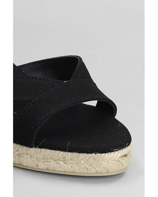 Castaner Black Bruna-6-001 Wedges