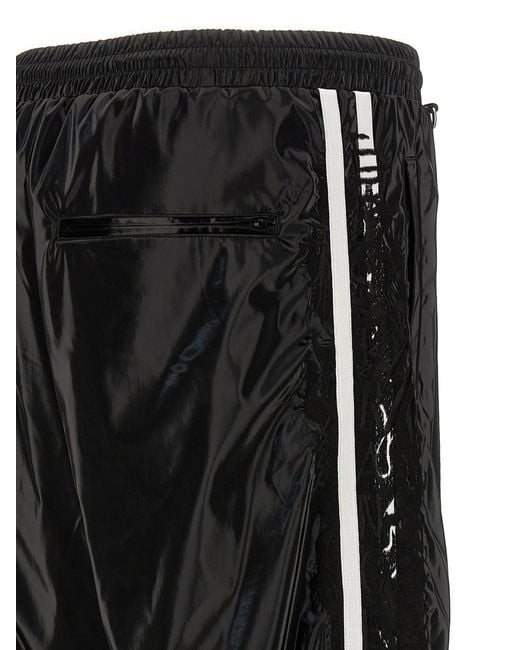 Doublet Black 'Laminate Track' Joggers for men