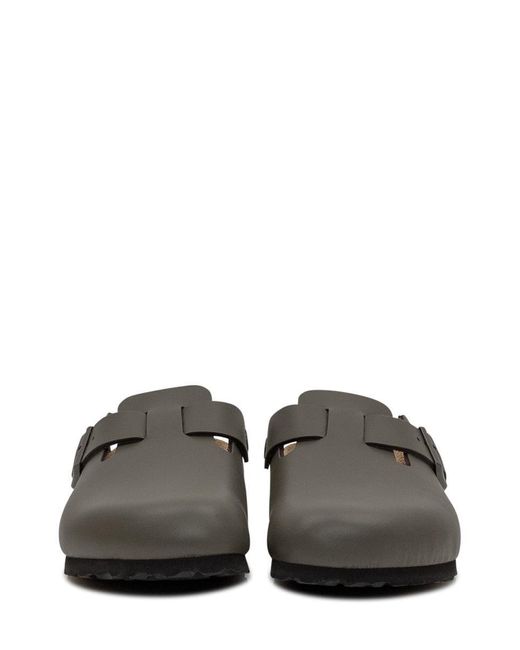 Birkenstock Gray Boston Sandalwood for men