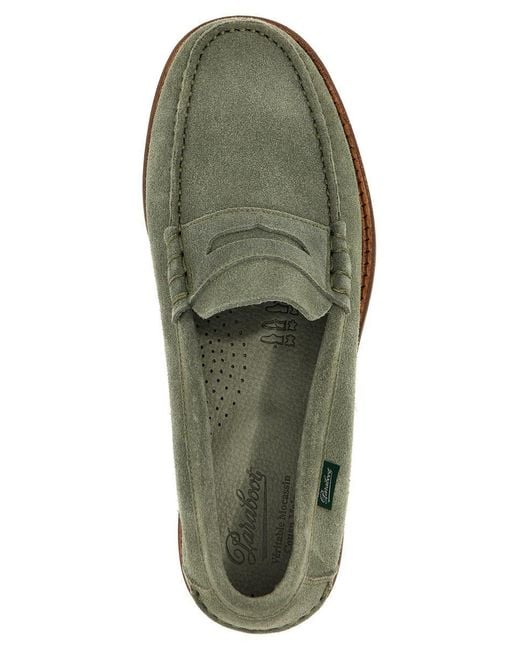 Paraboot Green 'Coraux' Loafers for men