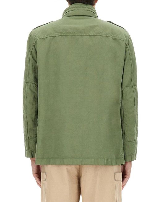 Fay Green Jacket With Pockets for men