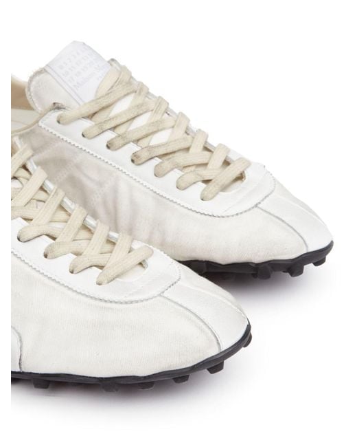 Maison Margiela White Drawstring Low Top Sneakers