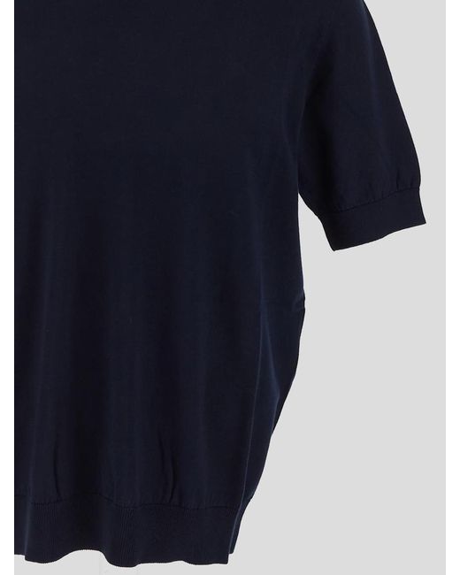 Lardini Blue T-Shirts And Polos for men