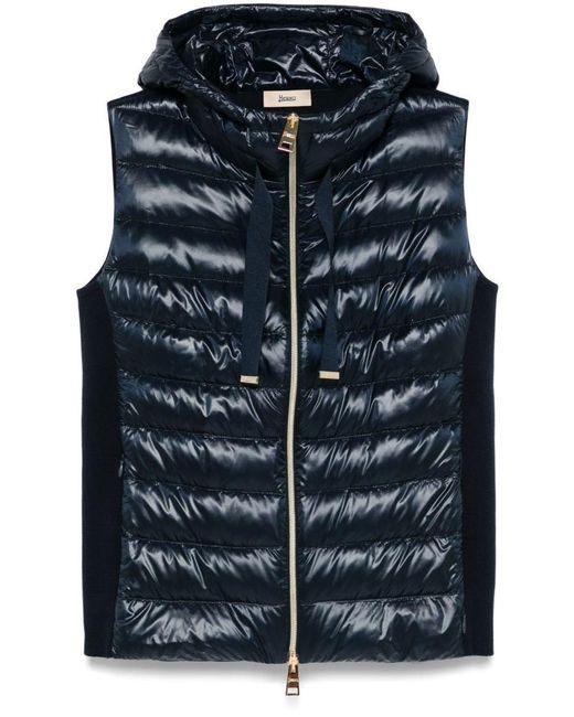 Herno Blue Stylish Spring Summer Mini Jacket