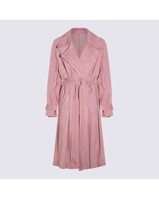 レザージャケット・コート Salvatore Santoro Salvatore Santoro Jackets Pink Salvatore Santoro Leather Jacket in Pink | Lyst