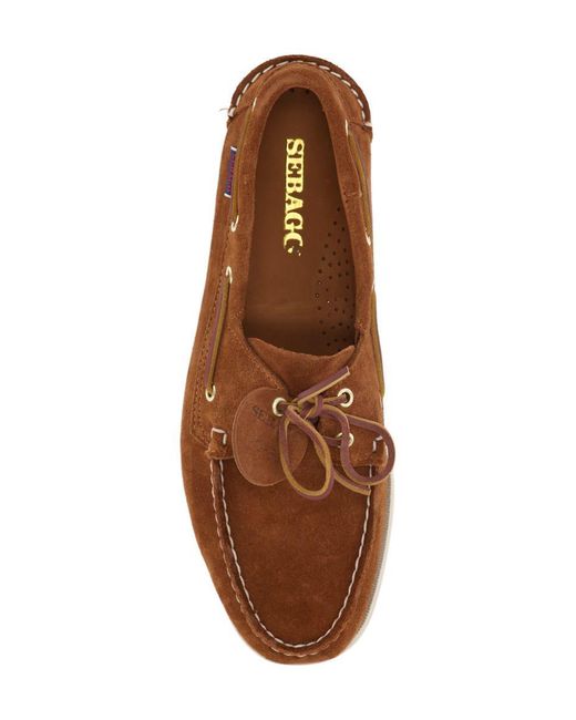 Sebago Brown Flat Shoes for men