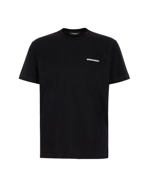 DSquared² Black T-Shirts And Polos for men