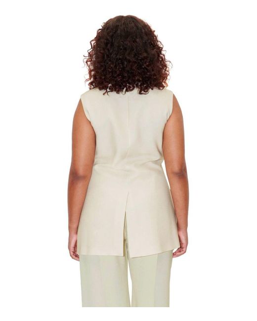 Stine Goya Natural Fillo Single-Breasted Vest