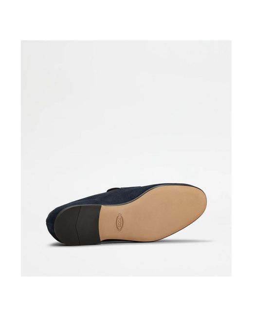 Tod's Blue Moccasins for men