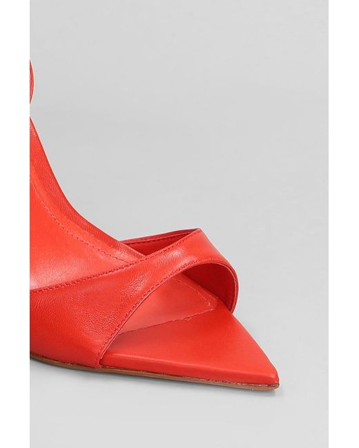 SCHUTZ SHOES Red Sandals