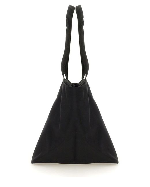 Herve Chapelier Black Medium Shopping Bag