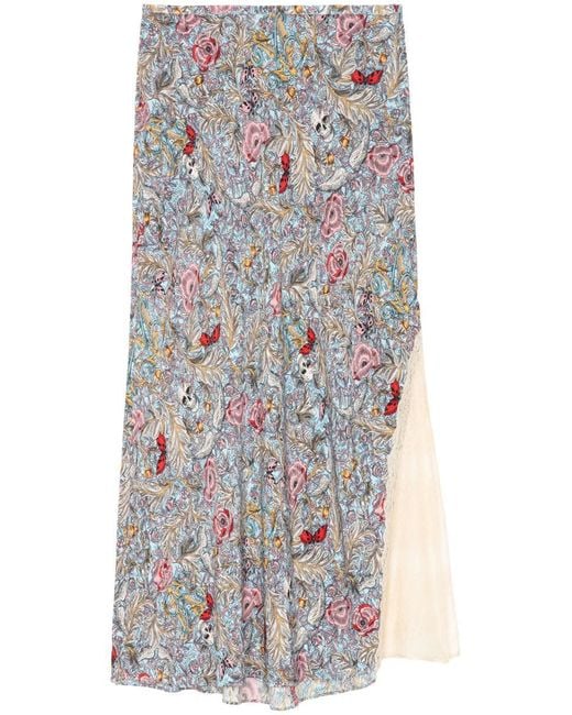 Zadig & Voltaire Multicolor Jayla Soft British Flowers