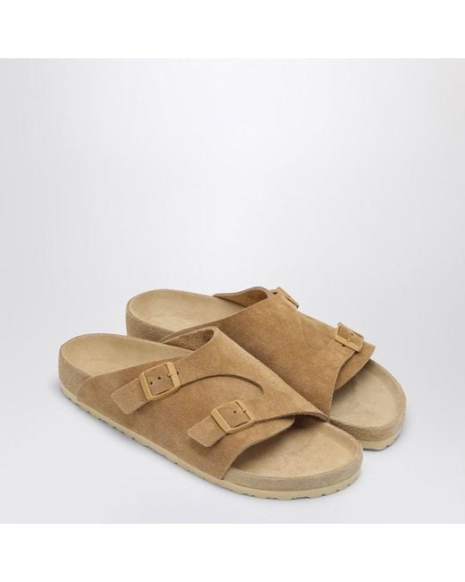 Birkenstock Natural Slide Zürich Exquisite Cream Coloured