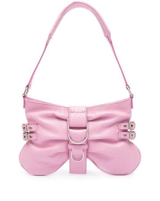 Blumarine Pink Large Butterfly Shoulder Bag