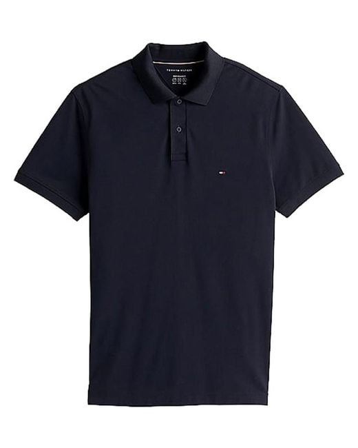 Tommy Hilfiger Blue Performance Pique Polo for men