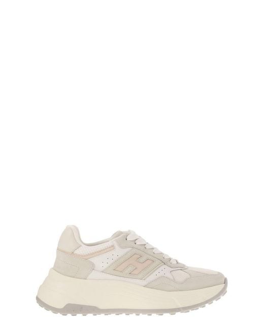 スニーカー HOGAN Hi-Fi trainers with side H Hogan Hi-Fi Trainers With Side H in White | Lyst