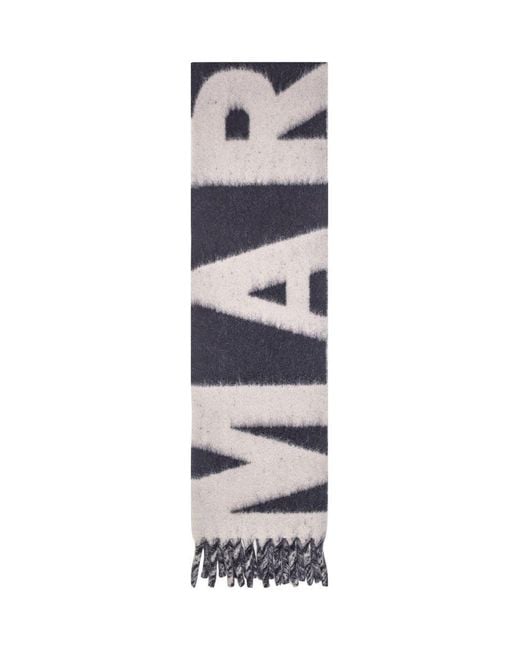 Isabel Marant White Loliana Scarf